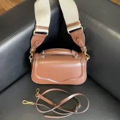 【ZARA】✨クロスボディバッグ 色：ダークゴールデンブラウン