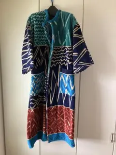 MISSONI ミッソーニ パイルロングガウンコート シェブロン柄 - メルカリ