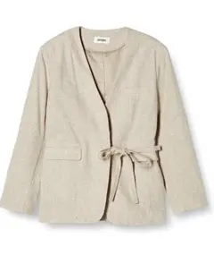 セットアップノーカラージャケット O