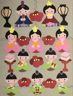 ひなまつり⭐︎壁面飾り⭐︎おひなさま ⑧