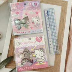 Hello Kitty クリスタルシール　15ピース　ファンタジー　エンジェル