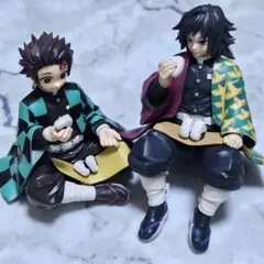 鬼滅の刃 ちょこのせ フィギュア 冨岡義勇 竈門炭治郎
