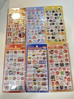 【国内正規品】ボンボンドロップシール　和柄6枚セット
