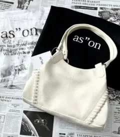 ason アズオン BONITA MINI BAG バッグ ホワイト 新品