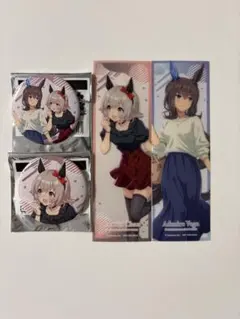 ウマ娘　ららぽーとコラボ　缶バッジ　クリアしおりのサムネイル