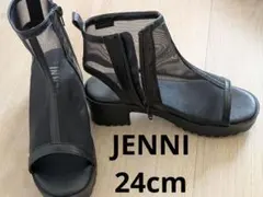 JENNI サンダル ブラック 24cmのサムネイル