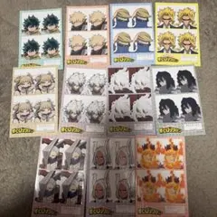 僕のヒーローアカデミア 証明写真風ステッカー 緑谷出久 爆豪勝己