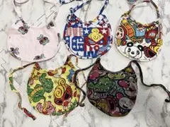 ヒステリックミニ　HYSTERIC MINI スタイ5枚セット　リバーシブル