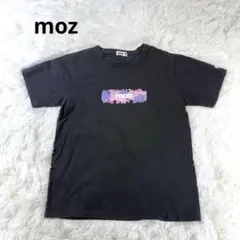 【モズ】半袖Tシャツ ブラック ロゴプリント 黒 グラフィックTシャツのサムネイル