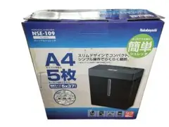 美品 ナカバヤシ パーソナルシュレッダ NSE-109 A4のサムネイル