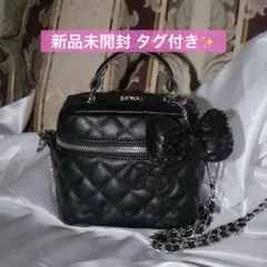 Hello Darich キルティングスクエアミニバッグ 新品未開封 キティ 黒