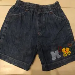 ミキハウス デニム 半ズボン 90
