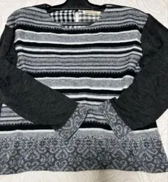 ジーン ナッソーズ JEAN NASSAUS カットソー② ボーダー 美品のサムネイル