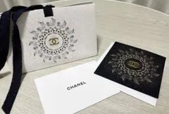 シャネル ギフトボックス 2025ホリデー クリスマス カード付 ラッピング