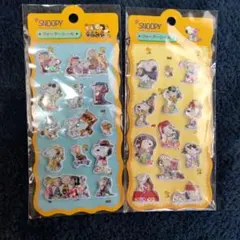 SNOOPY ウォーターシール 2シートセット