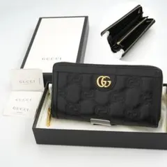 ✨️超美品！✨️グッチ GGマトラッセ ロングウォレット 723784 