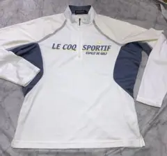 le coq sportif ルコック ゴルフ長袖ハーフジップシャツ メンズM