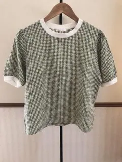 ehka sopo  エヘカソポ ギンガムチェック 花柄 ギンガム プルオーバー