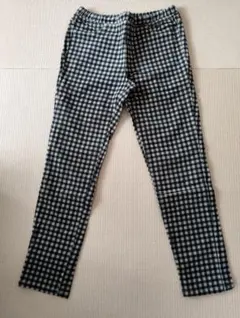 チェックのコーデュロイパンツ