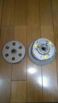 アドレスV125の駆動系セット スズキ純正クラッチ一式と高品質プーリー 