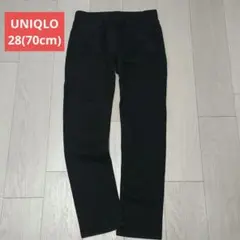 ユニクロ スリムフィットジーンズ 黒 28インチ