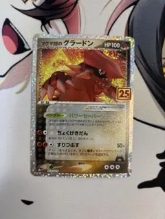 マグマ団のグラードン プロモカードパック 25th ANNIVERSARY e…