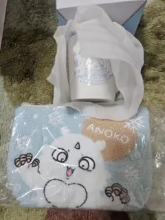 ちいかわ エニマイくじ D賞 あのこ ポーチ G賞 マグカップ 古本屋