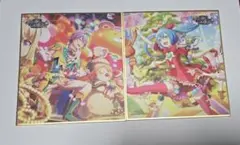 プロジェクトセカイ 聖なる夜にこの歌声を 初音ミク 神代類　 ミニ色紙2枚セット