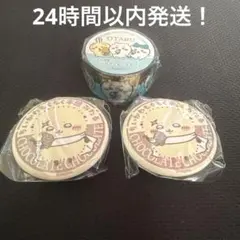 ちいかわ もぐもぐ本舗 おたる限定 マスキングテープ 缶バッジ 3点セット