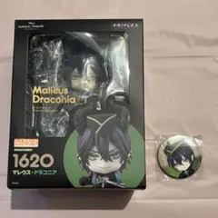 【新品・未開封】 ねんどろいど マレウス・ドラコニア ツイステ 特典缶バッジ付き