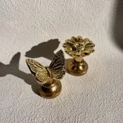 チェコスロバキアアンティークワックスフラワーの希少で素敵な髪飾り