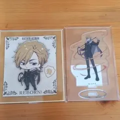 家庭教師ヒットマンREBORN　くじ引き堂　ディーノ　アクスタプレート　色紙
