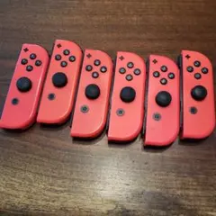Nintendo Switchジョイコン　ネオンレッド 【ジャンク】 6個セット