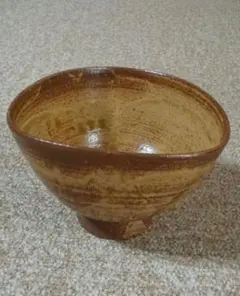 茶碗 鉢 堀江祥山? 備前焼? 信楽焼? お茶 抹茶 茶道具 茶器 陶器 手捻り 茶碗 鉢 堀江祥山? 備前焼? 信楽焼? お茶 抹茶 茶道具 茶器 陶器 手