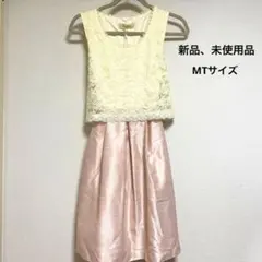 レストローズ　膝丈ワンピース　ピンク　M Tサイズ　新品