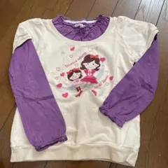 ミキハウス♡重ね着風パープルトップス