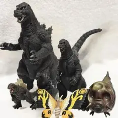 パワフルウォーク ビックサイズ モスラ ソフビ セット まとめ売りのサムネイル