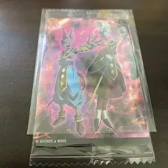 8-22 ビルス＆ウイス　イタジャガ　ドラゴンボール8　メタリックプラカード