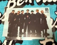 BE:FIRST ビーファーストカフェ 予約来場特典 L版サイズクリアカード