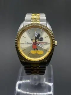 希少 限定品ミッキーマウス 80周年記念 ダイヤ付き レディース腕時計