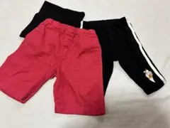 ユニクロ　UNIQLO 110サイズ　半ズボン　レギンス　オーバーパンツ