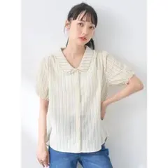 earth music&ecology 半袖ブラウス