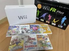 Wii 本体　ソフト７本　Wii fit Plus セット