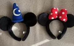 ミッキー・ミニー カチューシャセット