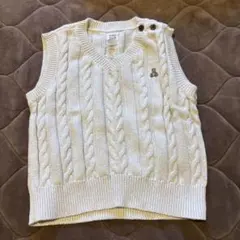 baby GAP ケーブルニットベスト 6-12ヶ月