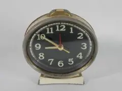 SEIKO ゼンマイ目覚まし時計　動作良好