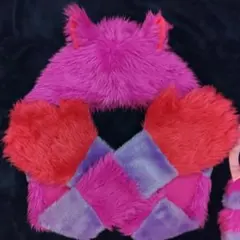 チェシャ猫　ファンキャップ　マフラーキャップ　帽子　不思議の国のアリス　Ｄハロ