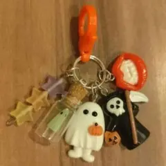 じゃらじゃらキーホルダー　おばけ