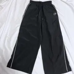 Dazy イージーパンツ ライン 黒 M