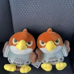 ソフトバンクホークス　鷹ぬいぐるみ 中サイズ　ファイト九州　タカぬい　2等 ソフトバンクホークス たかぬいぐるみ タカぬいぐるみ （小）ファイト